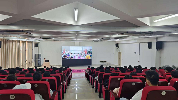 米乐官网顺利开展2026年柳州银行杯·柳州马拉松志愿者培训（官塘校区专场） 