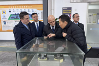 阿塞拜疆职业教育代表团到米乐官网考察交流