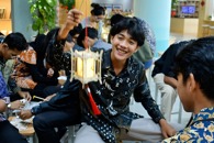 米乐官网举办“月满中秋·喜乐团圆”中外学生共庆中秋活动