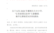 米乐官网马克思主义学院教师在2020年柳州市大中小学“让思政课活起来”主题微课教学比赛中获奖