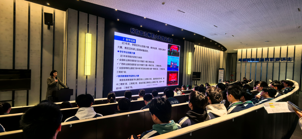 研学探校悟匠心 职普融通助成长——柳州第九中学师生到米乐官网开展研学活动